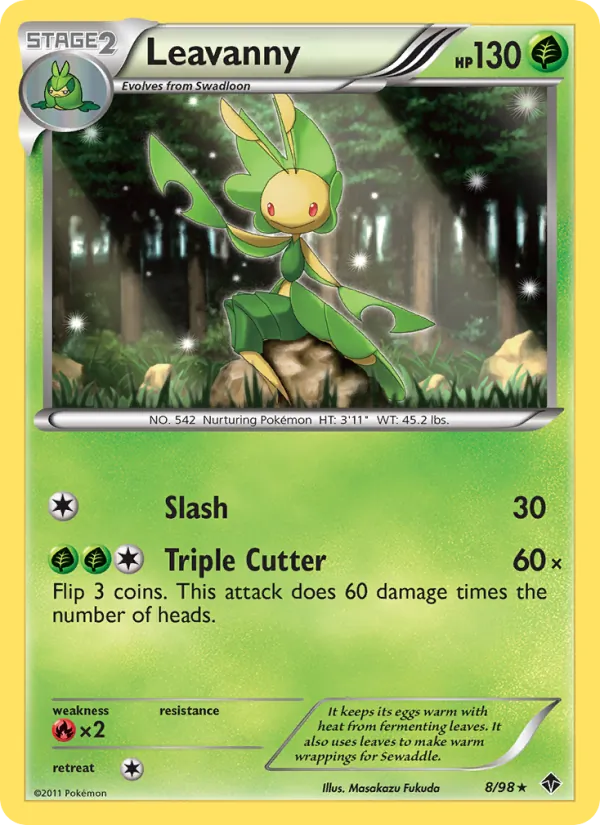Leavanny #8 – Emerging Powers card