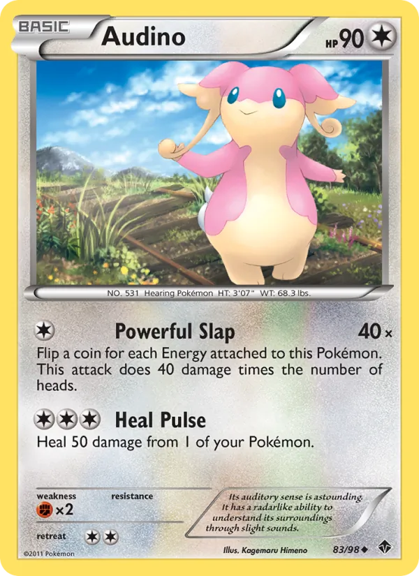 Audino #83 – Emerging Powers card