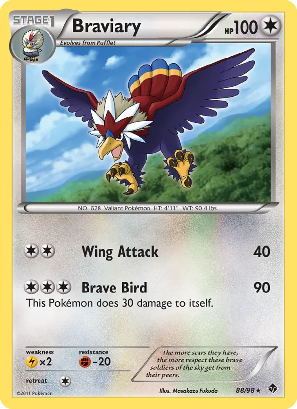 Braviary #88 – Emerging Powers card