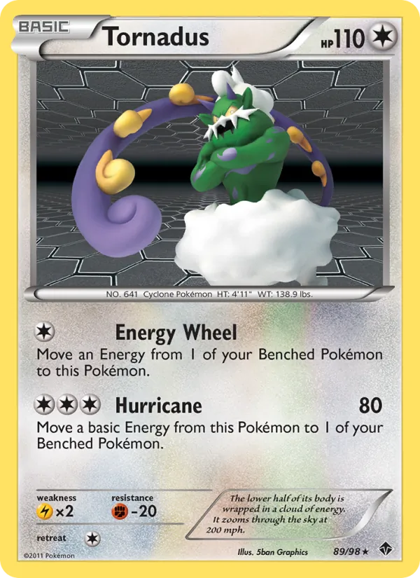 Tornadus #89 – Emerging Powers card