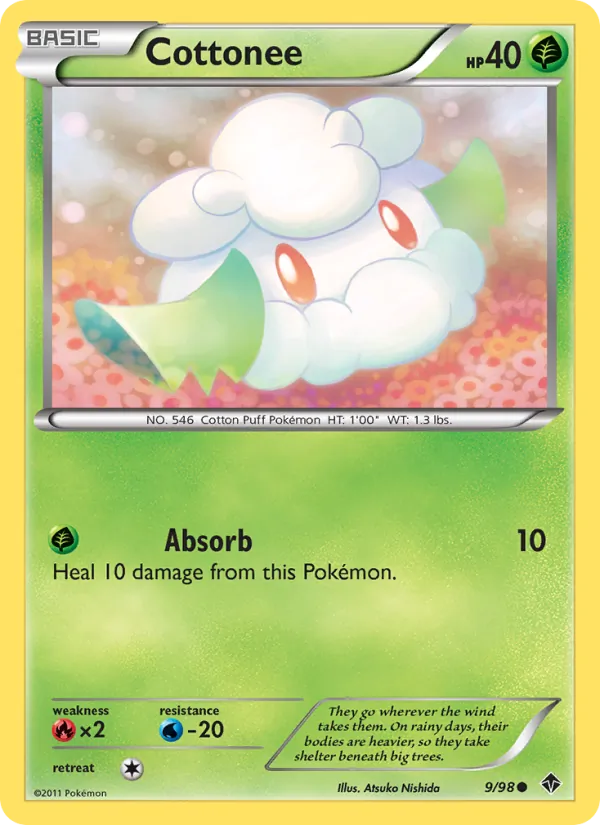 Cottonee #9 – Emerging Powers card