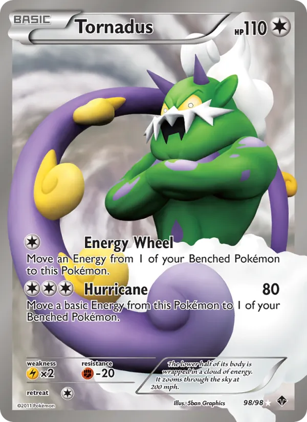Tornadus #98 – Emerging Powers card