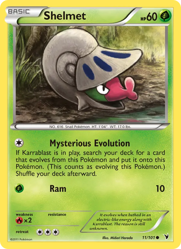 Shelmet #11 – Noble Victories card