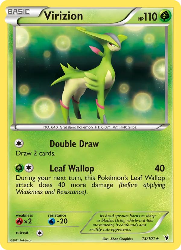 Virizion #13 – Noble Victories card