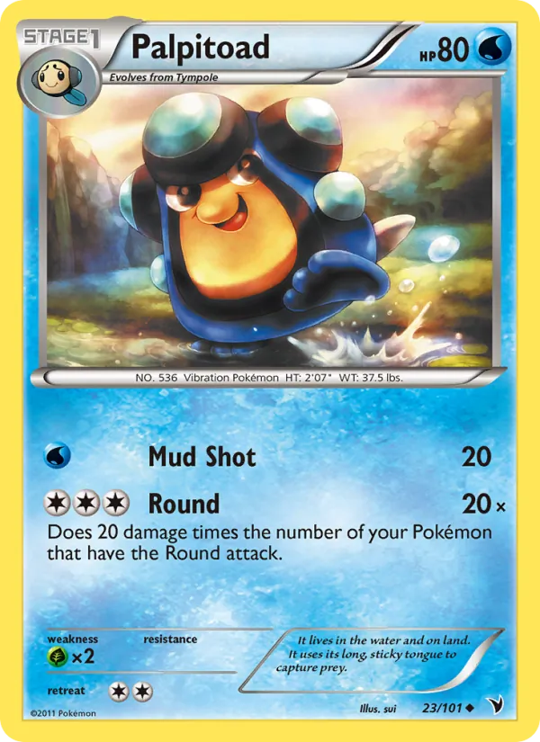 Palpitoad #23 – Noble Victories card
