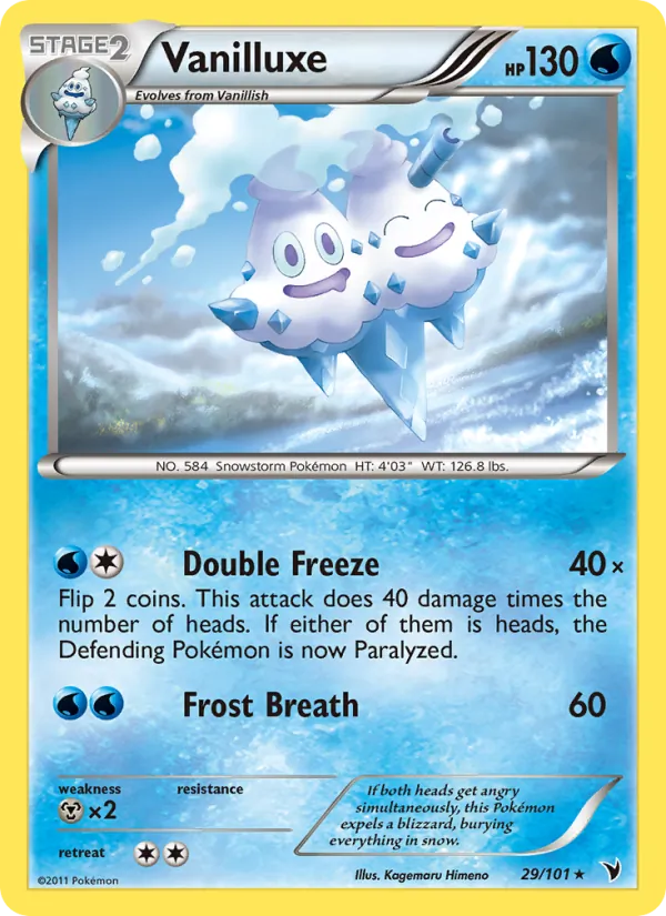 Vanilluxe #29 – Noble Victories card