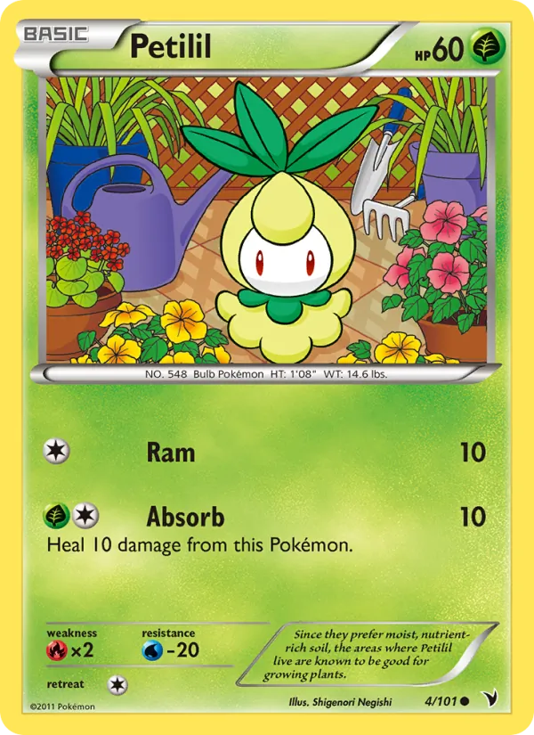 Petilil #4 – Noble Victories card