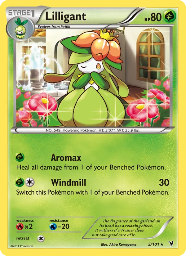 Lilligant #5 – Noble Victories card