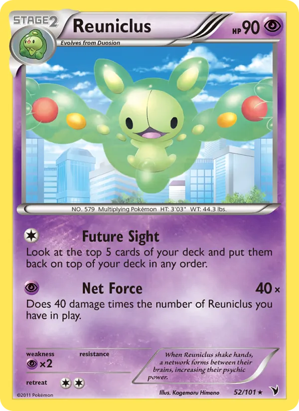 Reuniclus #52 – Noble Victories card