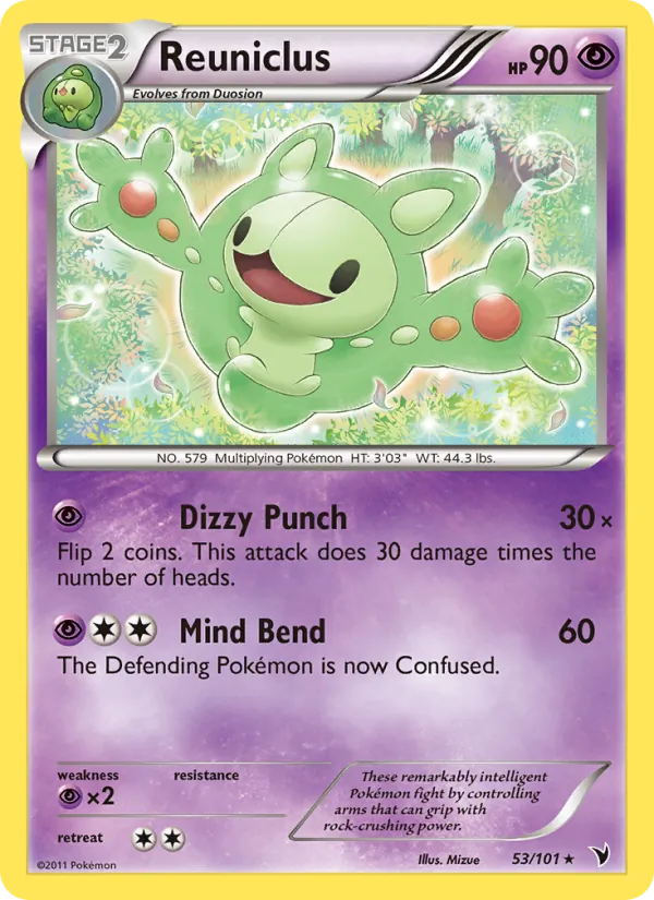 Reuniclus #53 – Noble Victories card