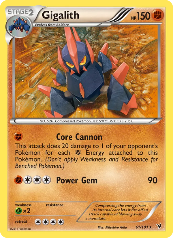 Gigalith #61 – Noble Victories card