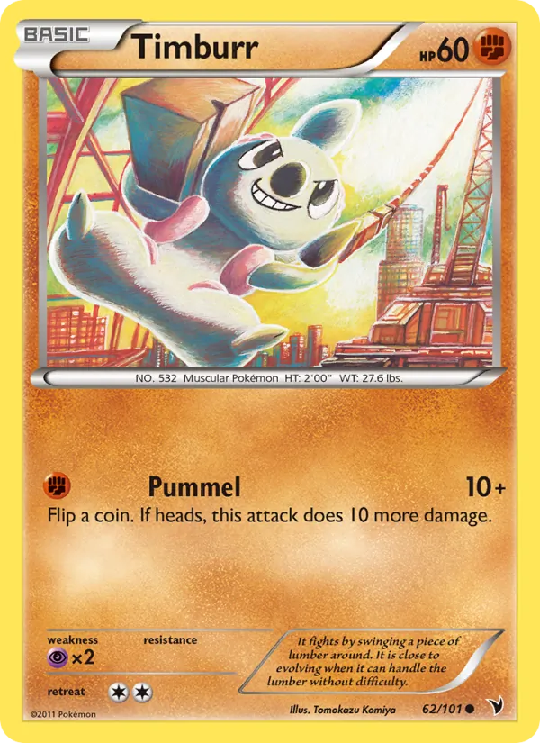 Timburr #62 – Noble Victories card