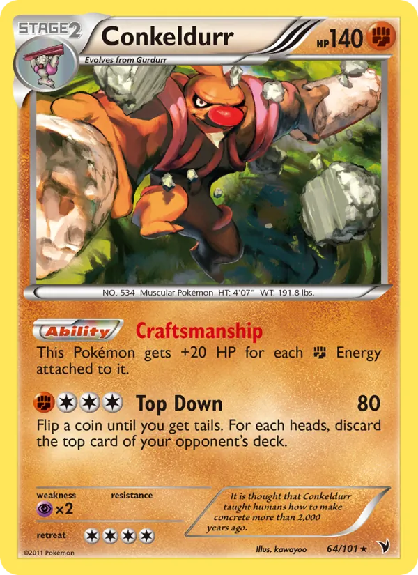 Conkeldurr #64 – Noble Victories card