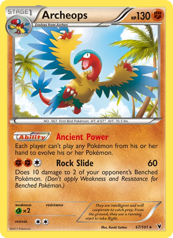 Archeops #67 – Noble Victories card