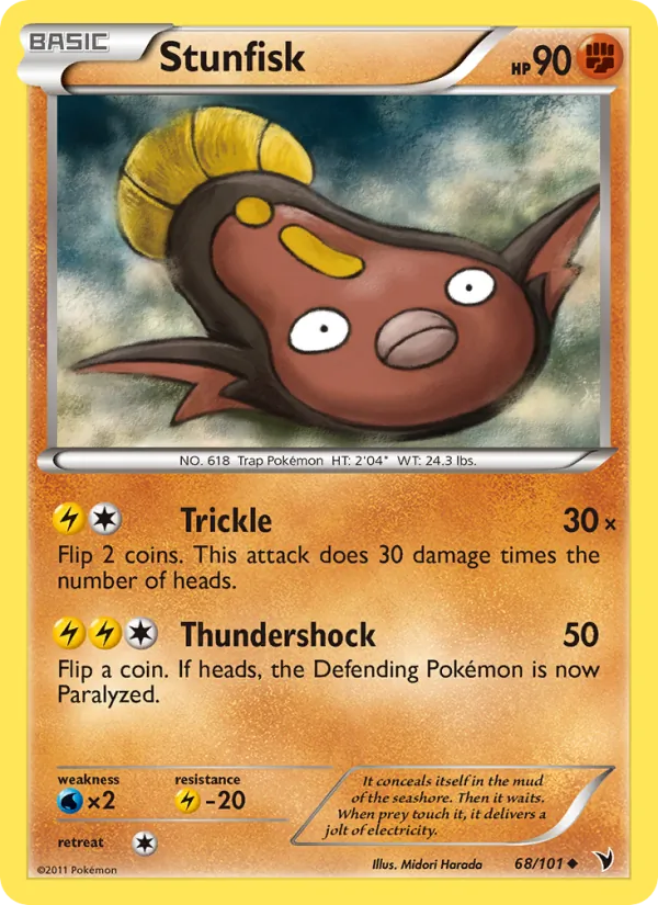 Stunfisk #68 – Noble Victories card
