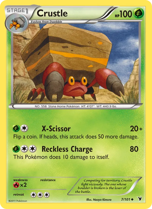 Crustle #7 – Noble Victories card