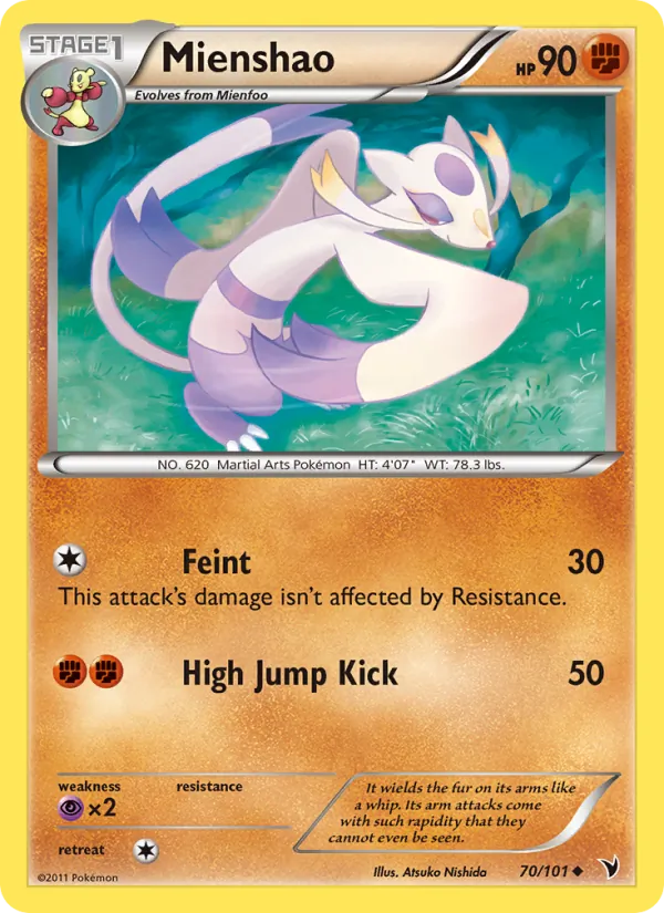 Mienshao #70 – Noble Victories card