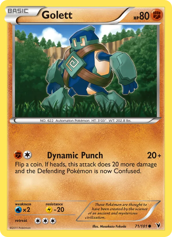 Golett #71 – Noble Victories card