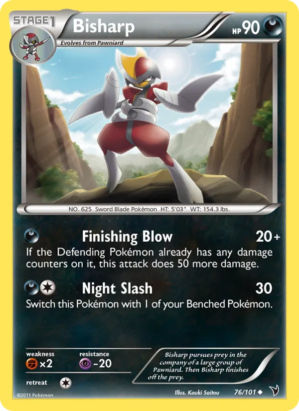 Bisharp #76 – Noble Victories card