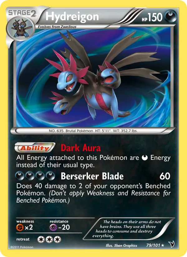 Hydreigon #79 – Noble Victories card
