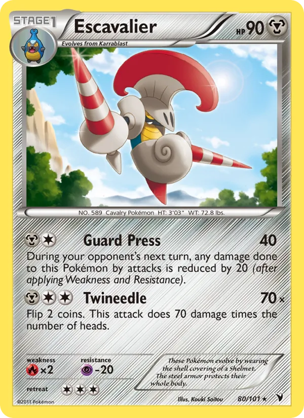 Escavalier #80 – Noble Victories card