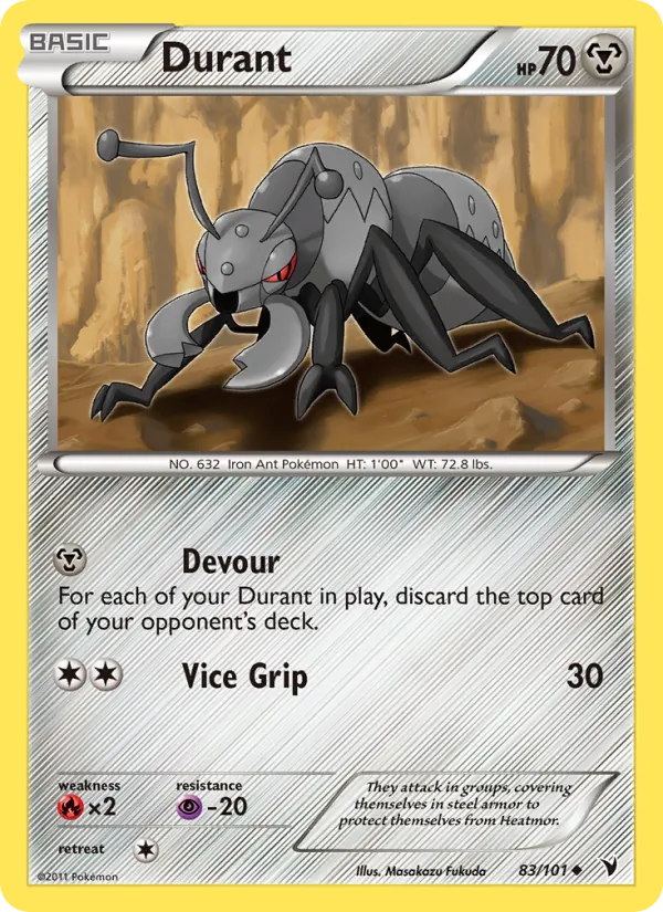 Durant #83 – Noble Victories card