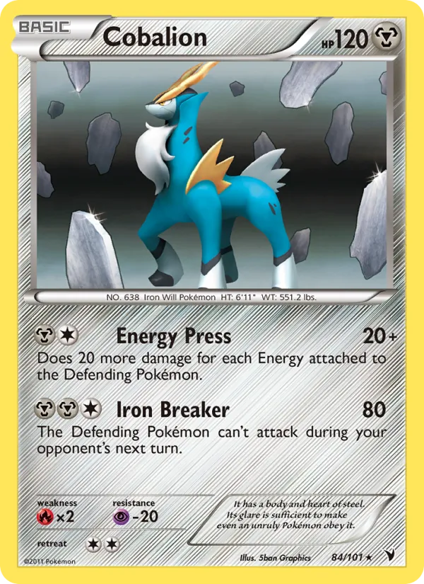 Cobalion #84 – Noble Victories card