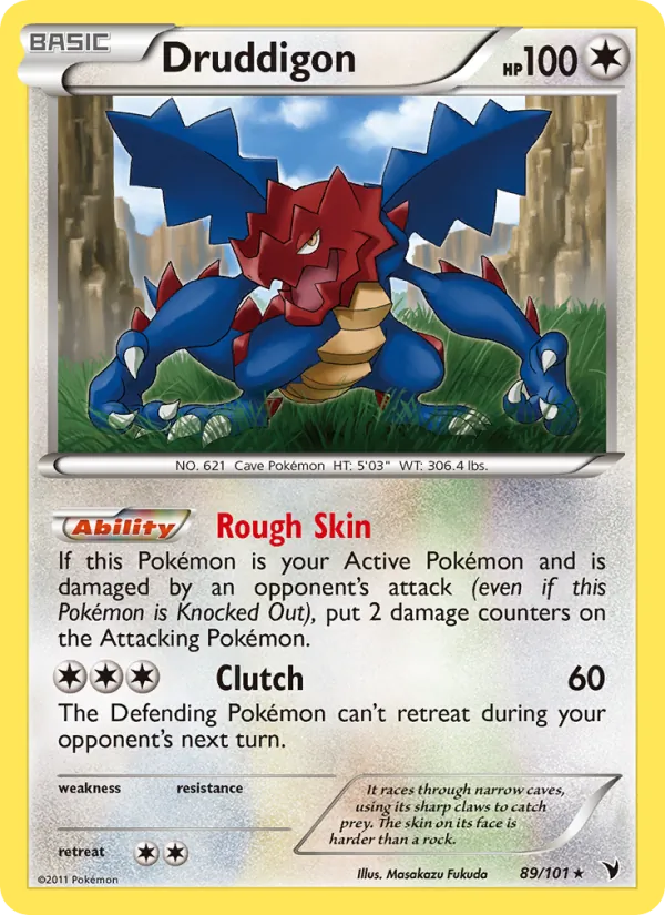 Druddigon #89 – Noble Victories card