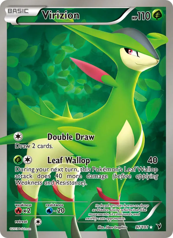Virizion #97 – Noble Victories card