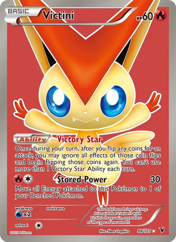 Victini #98 – Noble Victories card