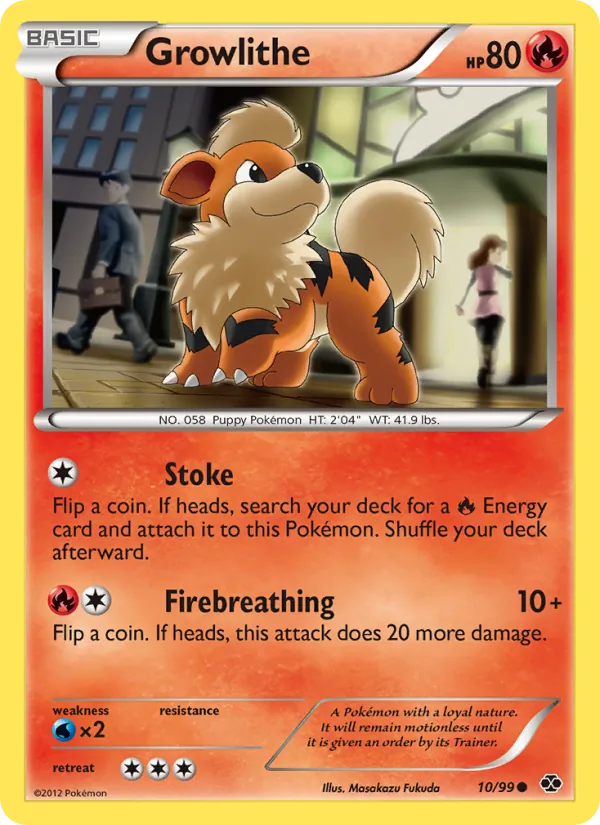 Growlithe #10 – Next Destinies card