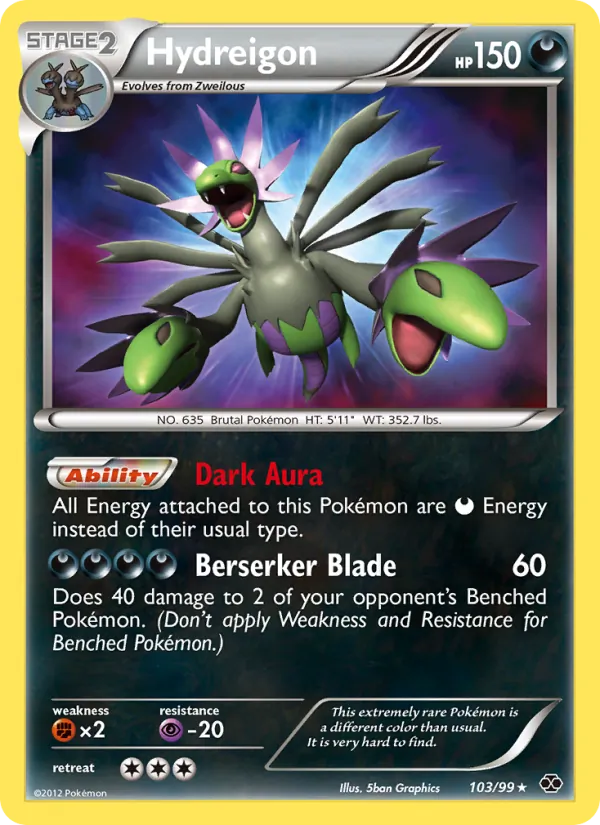 Hydreigon #103 – Next Destinies card