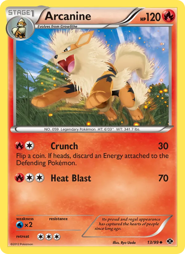 Arcanine #13 – Next Destinies card
