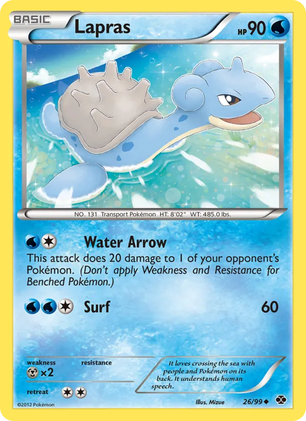 Lapras #26 – Next Destinies card