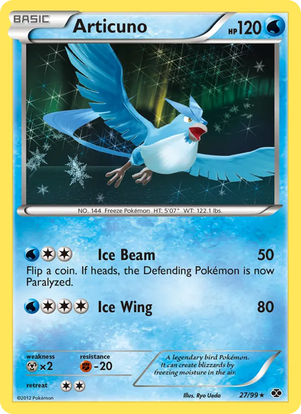 Articuno #27 – Next Destinies card