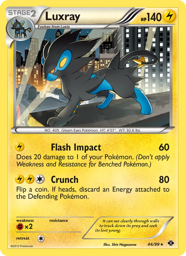 Luxray #46 – Next Destinies card