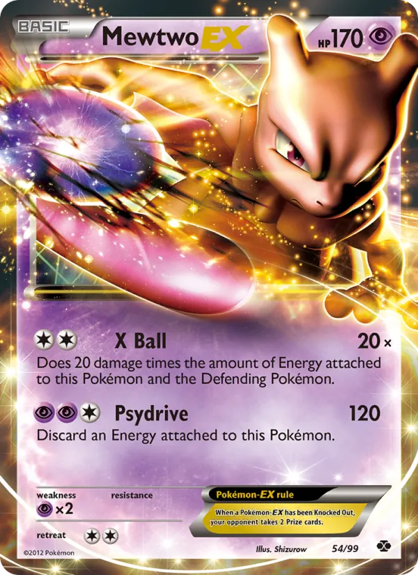 Mewtwo-EX #54 – Next Destinies card