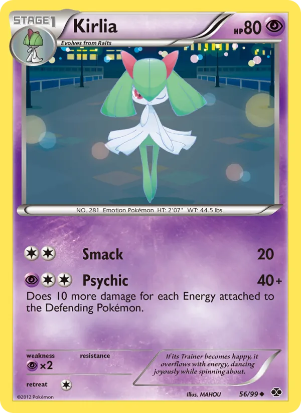 Kirlia #56 – Next Destinies card