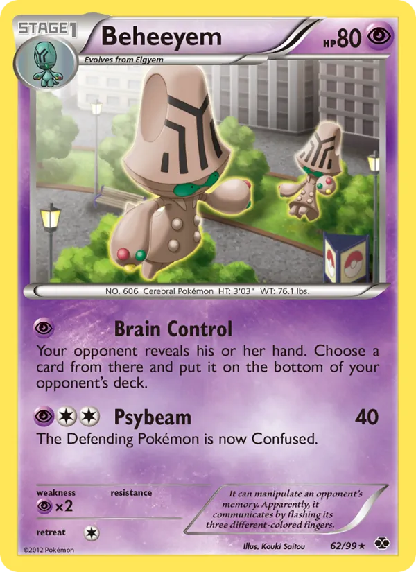 Beheeyem #62 – Next Destinies card