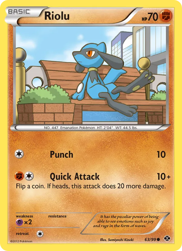 Riolu #63 – Next Destinies card