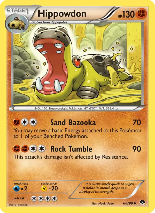 Hippowdon #66 – Next Destinies card
