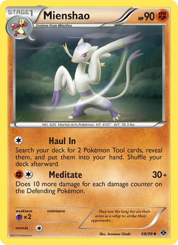 Mienshao #68 – Next Destinies card