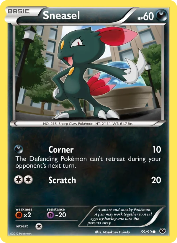 Sneasel #69 – Next Destinies card