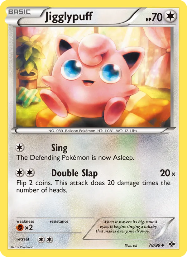 Jigglypuff #78 – Next Destinies card