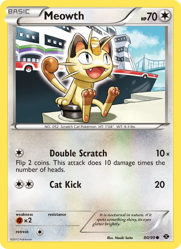Meowth #80 – Next Destinies card
