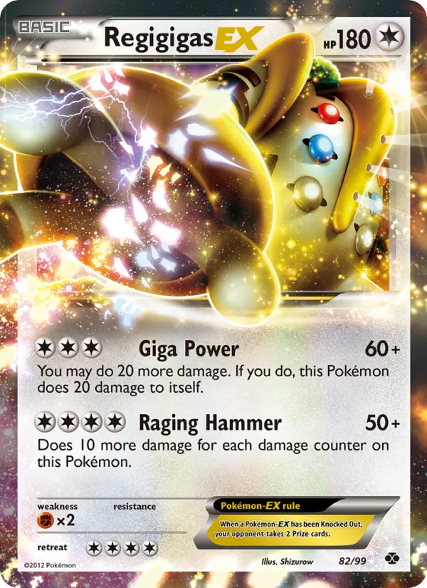 Regigigas-EX #82 – Next Destinies card
