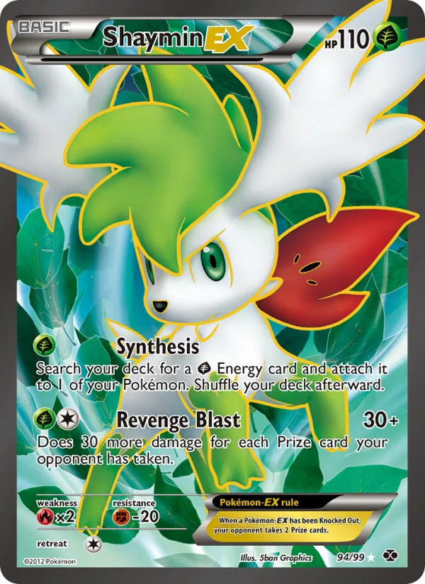Shaymin-EX #94 – Next Destinies card