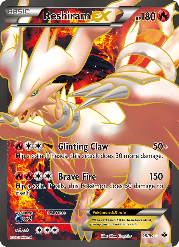 Reshiram-EX #95 – Next Destinies card