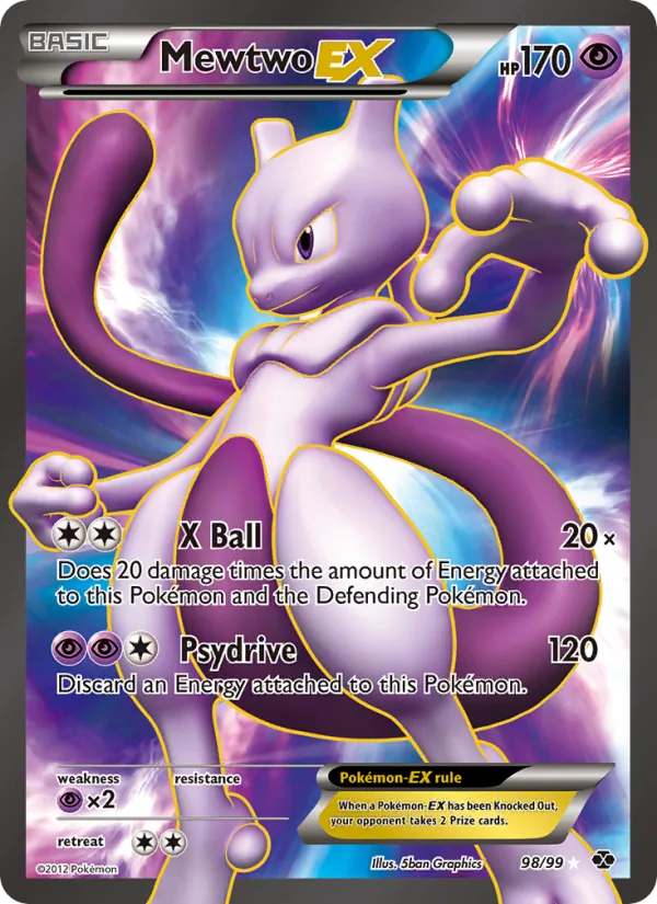 Mewtwo-EX #98 – Next Destinies card