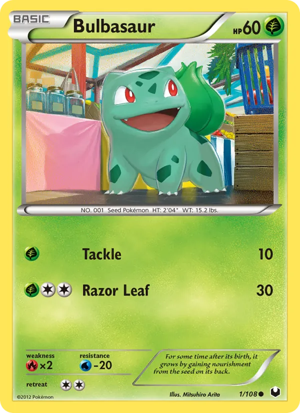 Bulbasaur #1 – Dark Explorers card
